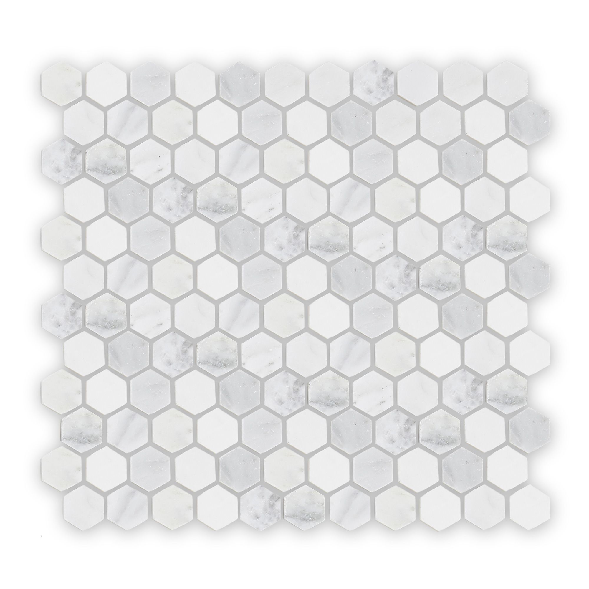 East Hampton Hexagonal Mosaic, Honed