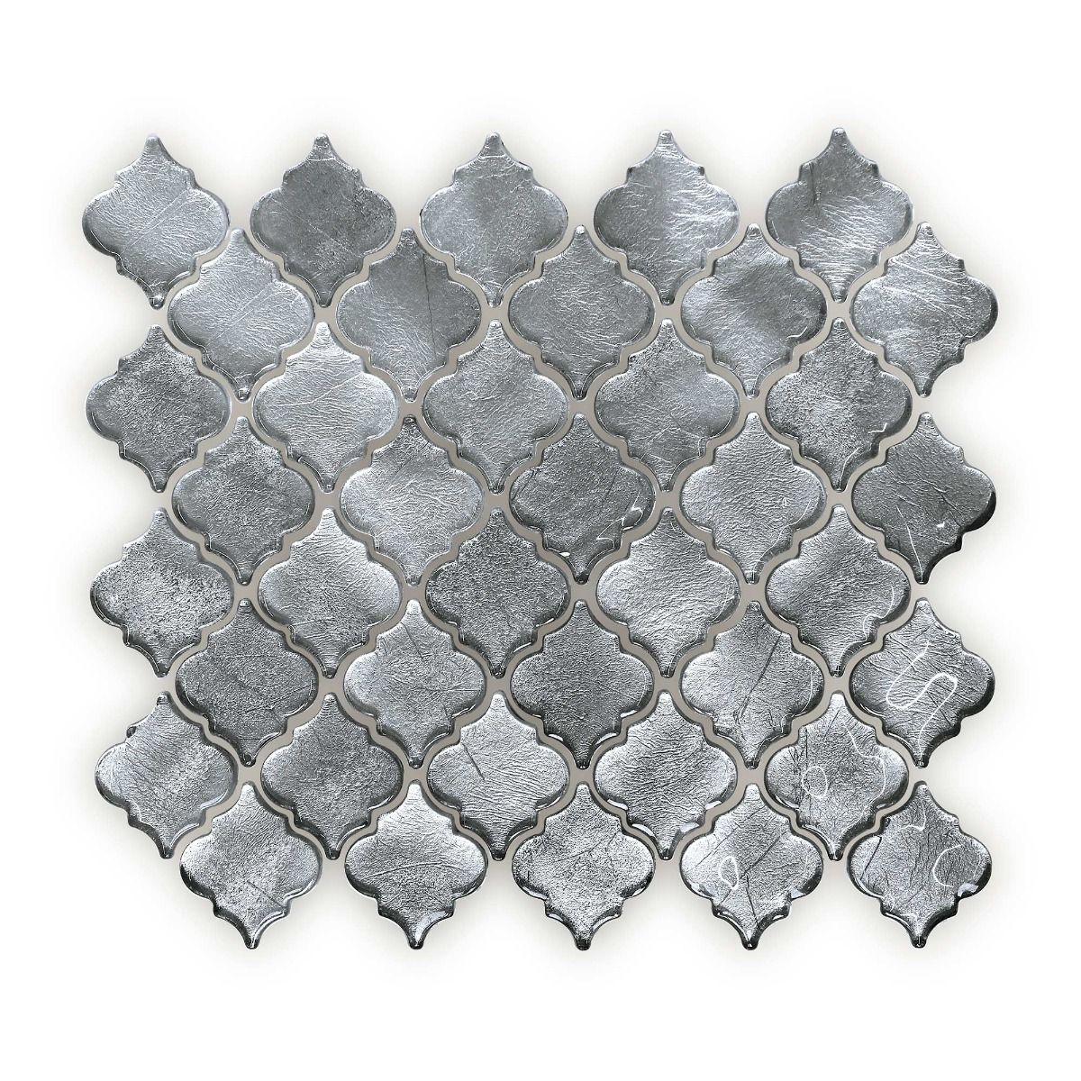 Metallic Vitreum Argentum Arabesque