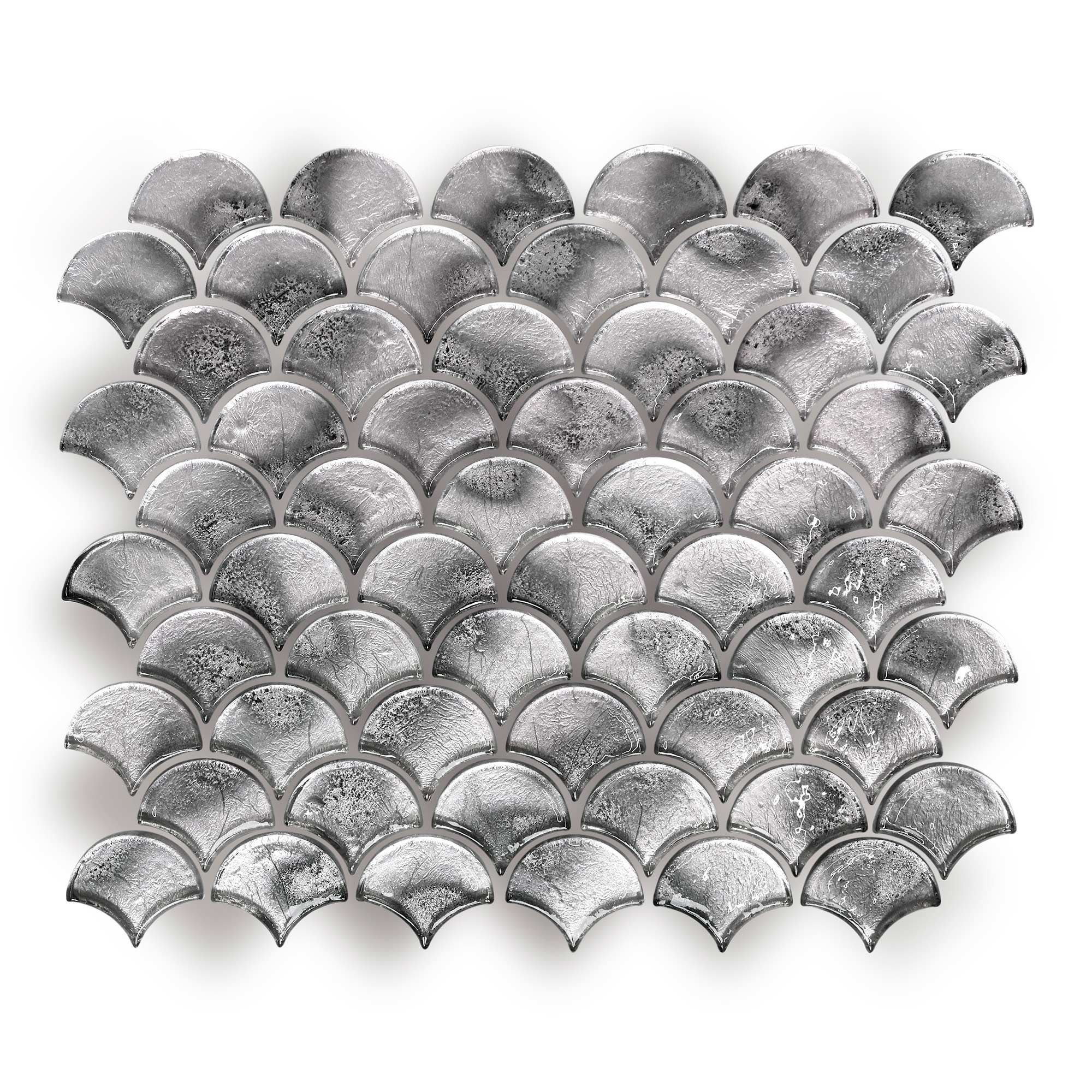 Metallic Vitreum Argentum Fan