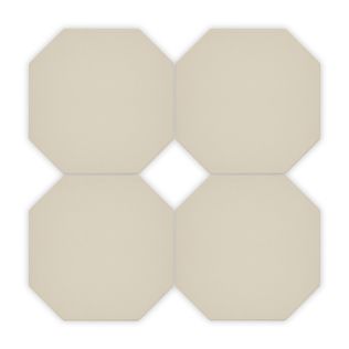 Geometric White Octagon