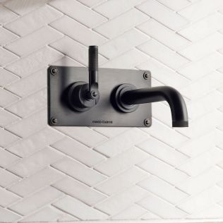 Haus Modernist Single Lever Wall Mounted Basin Mixer - Right Hand