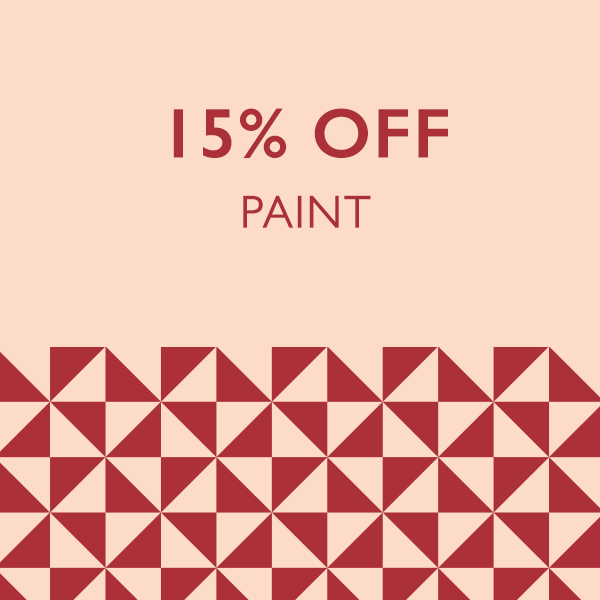 Save 15% on paint
