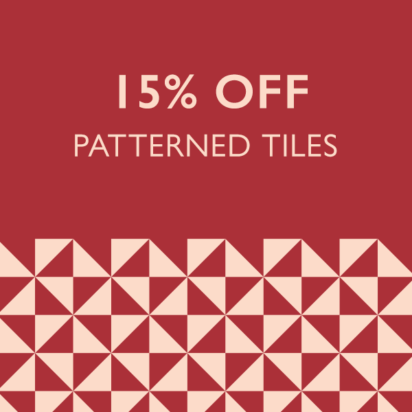 Save 15 on patterned wall tiles